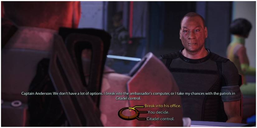 Mass Effect Legendary Edition Choosing To Break Into Udina's Office