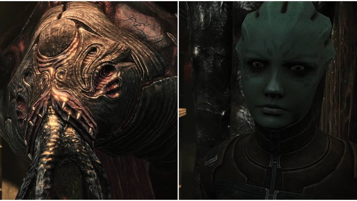 Mass Effect Legendary Edition Defeat The Thorian Collage Thorian And Clone