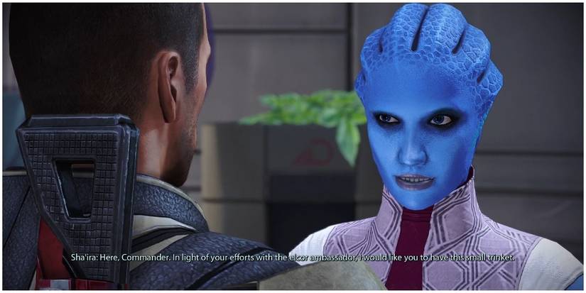 Mass Effect Legendary Edition Getting The Trinket From The Consort