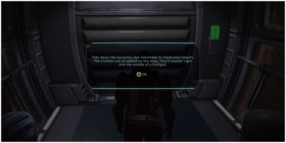 Mass Effect Legendary Edition Getting The Warning About The Addled Scientists