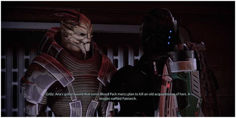 Mass Effect Legendary Edition Grizz Asks Shepard To Save Patriarch