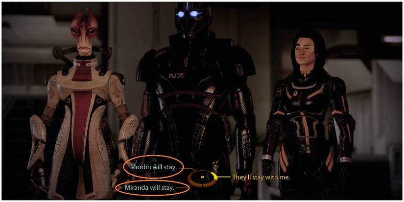 Mass Effect Legendary Edition Having Someone Stay With Archangel