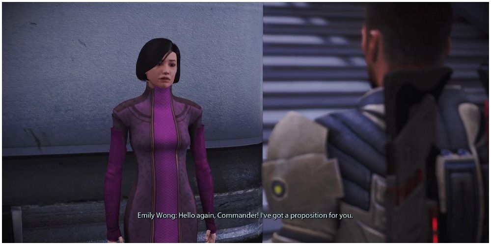 Mass Effect Legendary Edition Helping Emily Wong Out A Second Time
