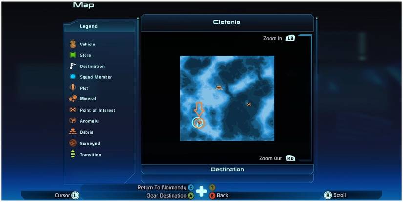 Mass Effect Legendary Edition Location For Using Sha'ira's Trinket On Eletania