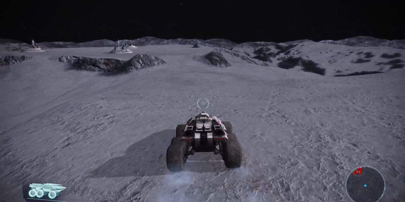Mass Effect Legendary Edition Screenshot Of Mako On The Moon