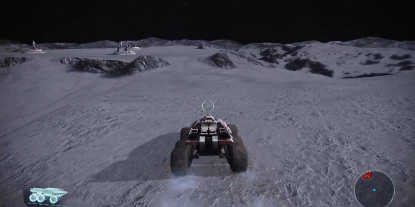 Mass Effect Legendary Edition Screenshot Of Mako On The Moon