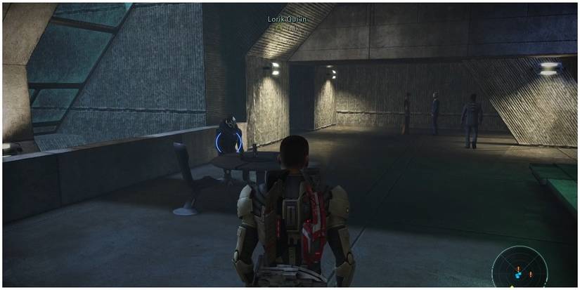 Mass Effect Legendary Edition Meeting Lorik Qui'in In The Bar