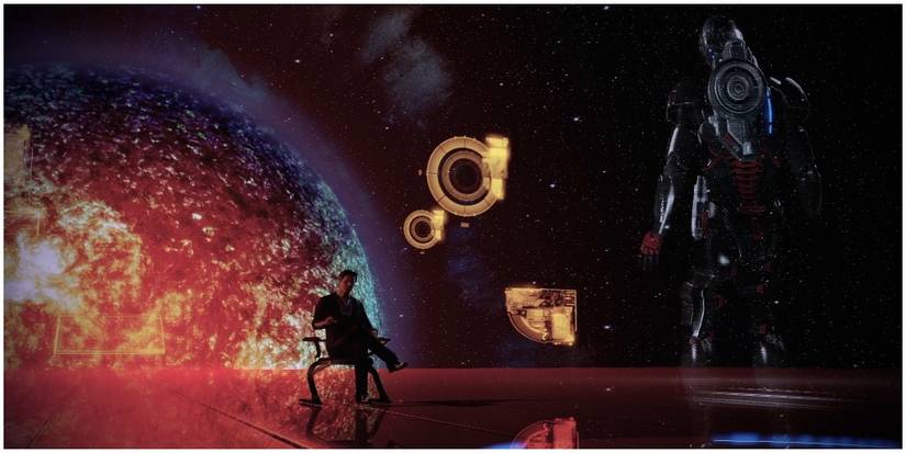 Mass Effect Legendary Edition Meeting The Illusive Man For The First Time
