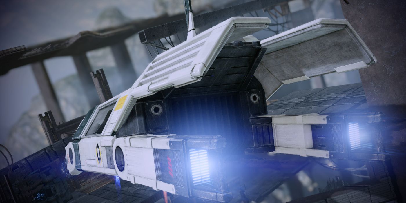 Mass Effect Legendary Edition Screenshot Of Cerberus Shuttle During MSV Estevanico Assignment