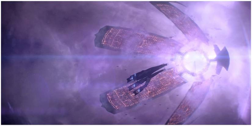 Mass Effect Legendary Edition Normandy First Arriving At The Citadel