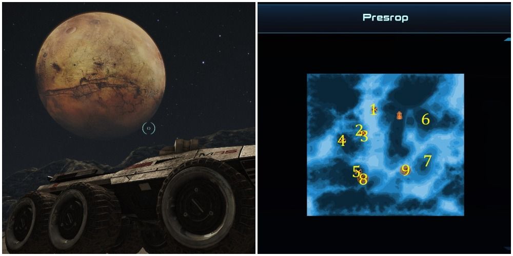 Mass Effect Legendary Edition Presrop Full Map