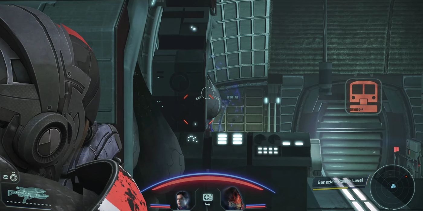 Mass Effect Legendary Edition Screenshot Of Shepard Fighting On Noveria