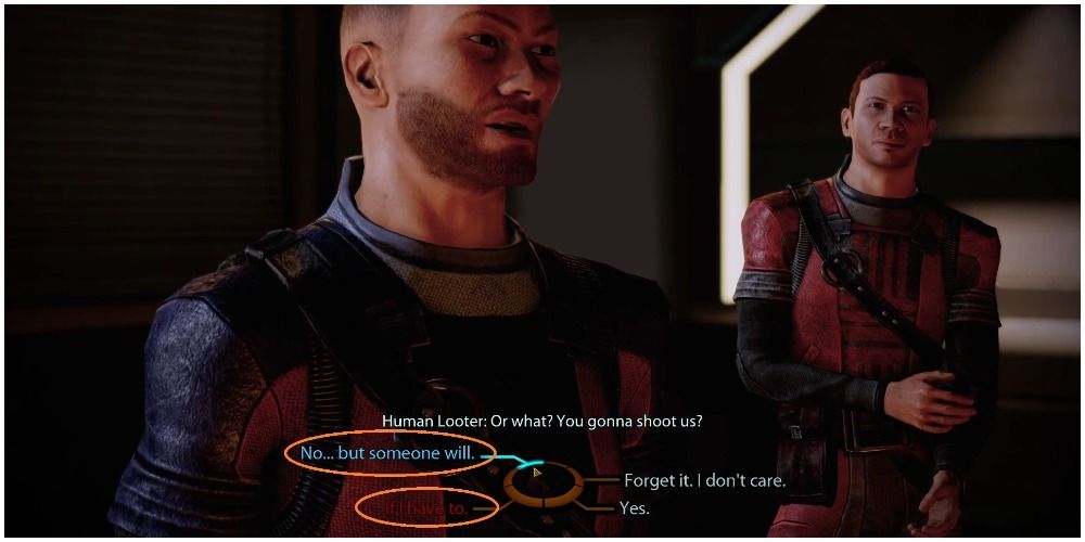 Mass Effect Legendary Edition Talking The Looters Out Of It