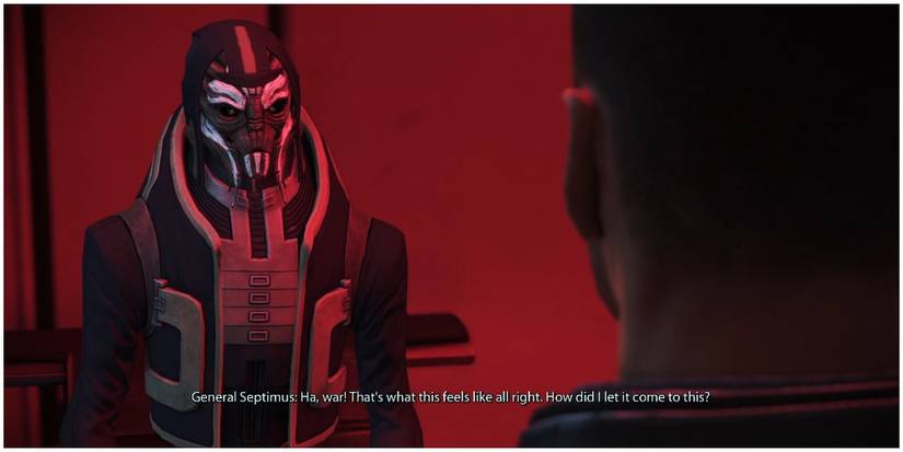 Mass Effect Legendary Edition Talking To General Septimus