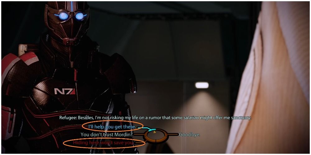 Mass Effect Legendary Edition Ways To Help The Couple Hiding In The Slums