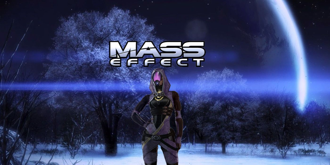 Mass Effect Tali cosplay space background