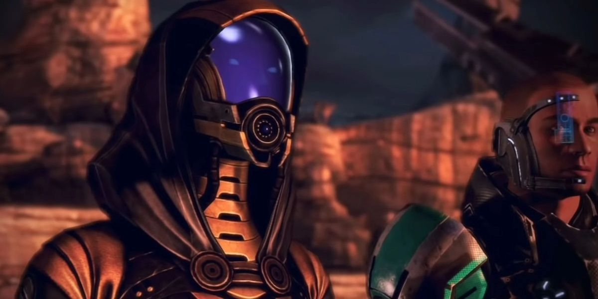 Mass Effect Tali Looking