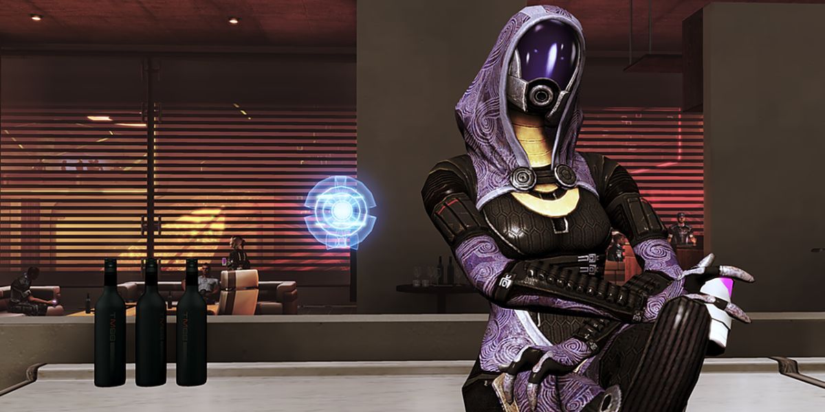 Mass Effect Tali Sitting