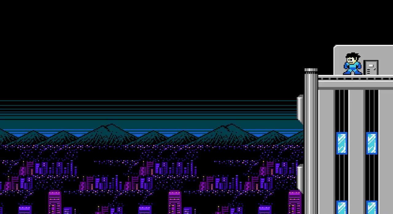 Mega Man 2 City Starting Screen No Text