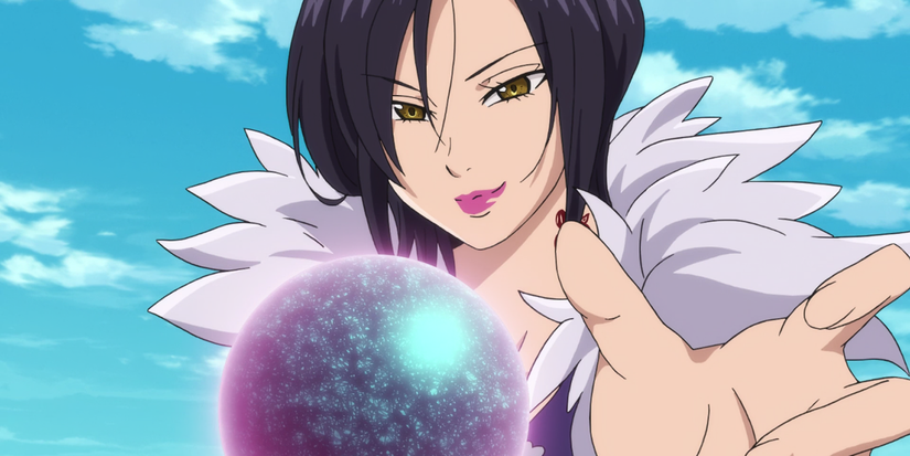 Merlin using her magic