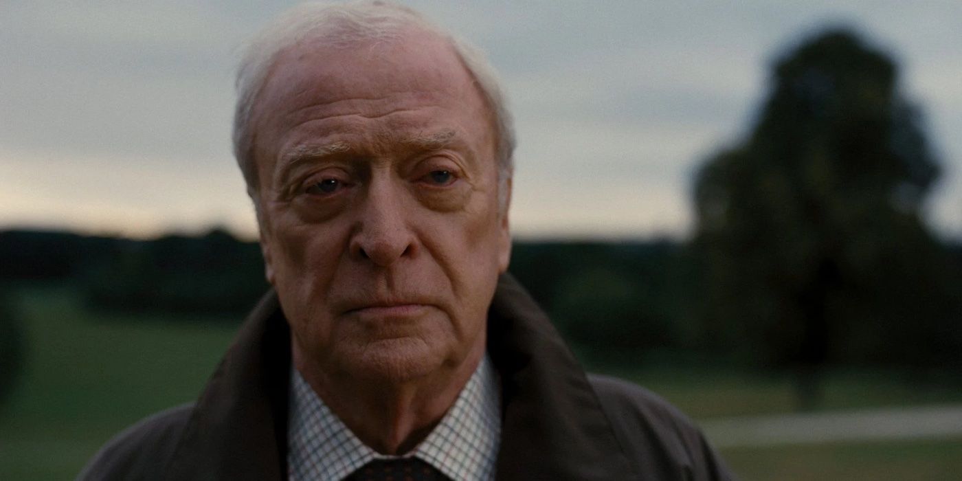 Michael Caine Alfred in Nolan trilogy