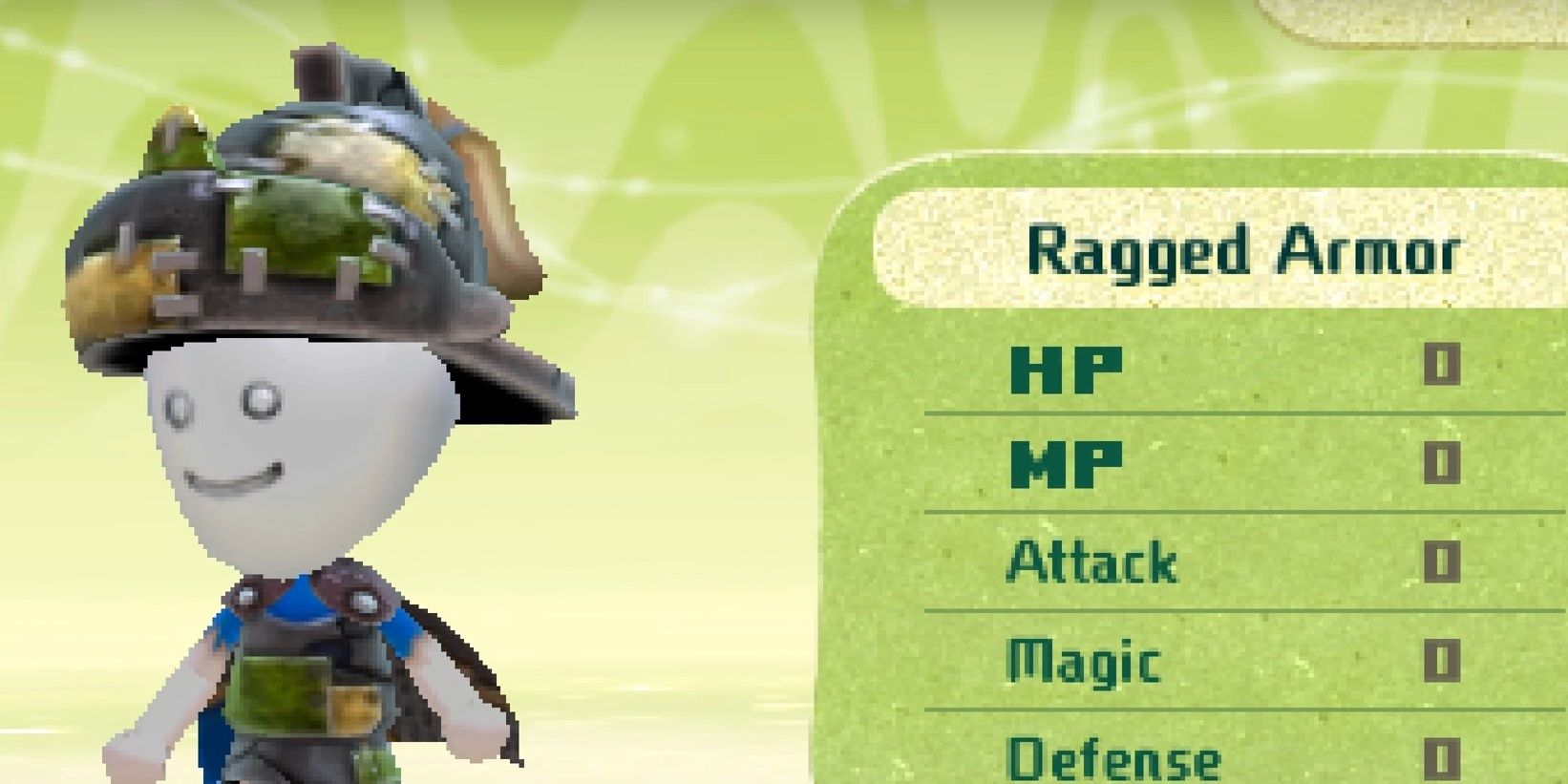 Miitopia Ragged Armor