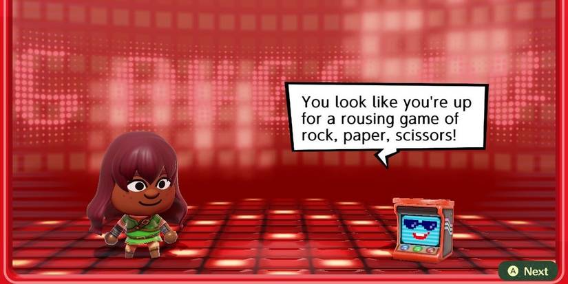 Miitopia Rock Paper Scissors