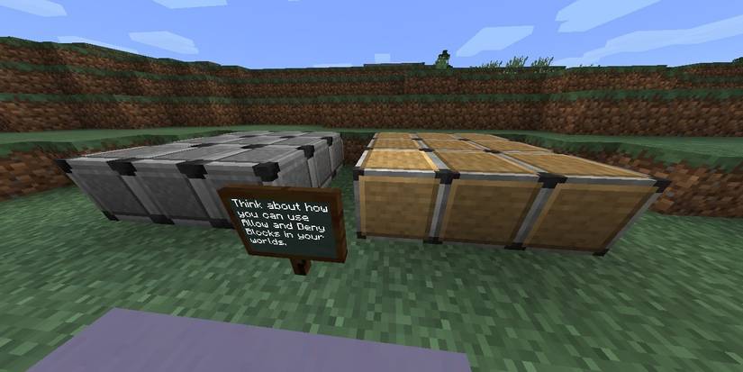 Minecraft Allow &amp; Deny Blocks