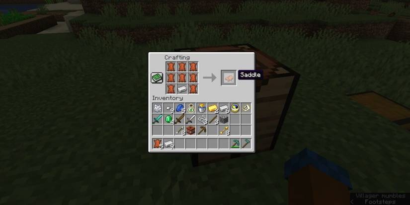 Minecraft Craftable Saddle