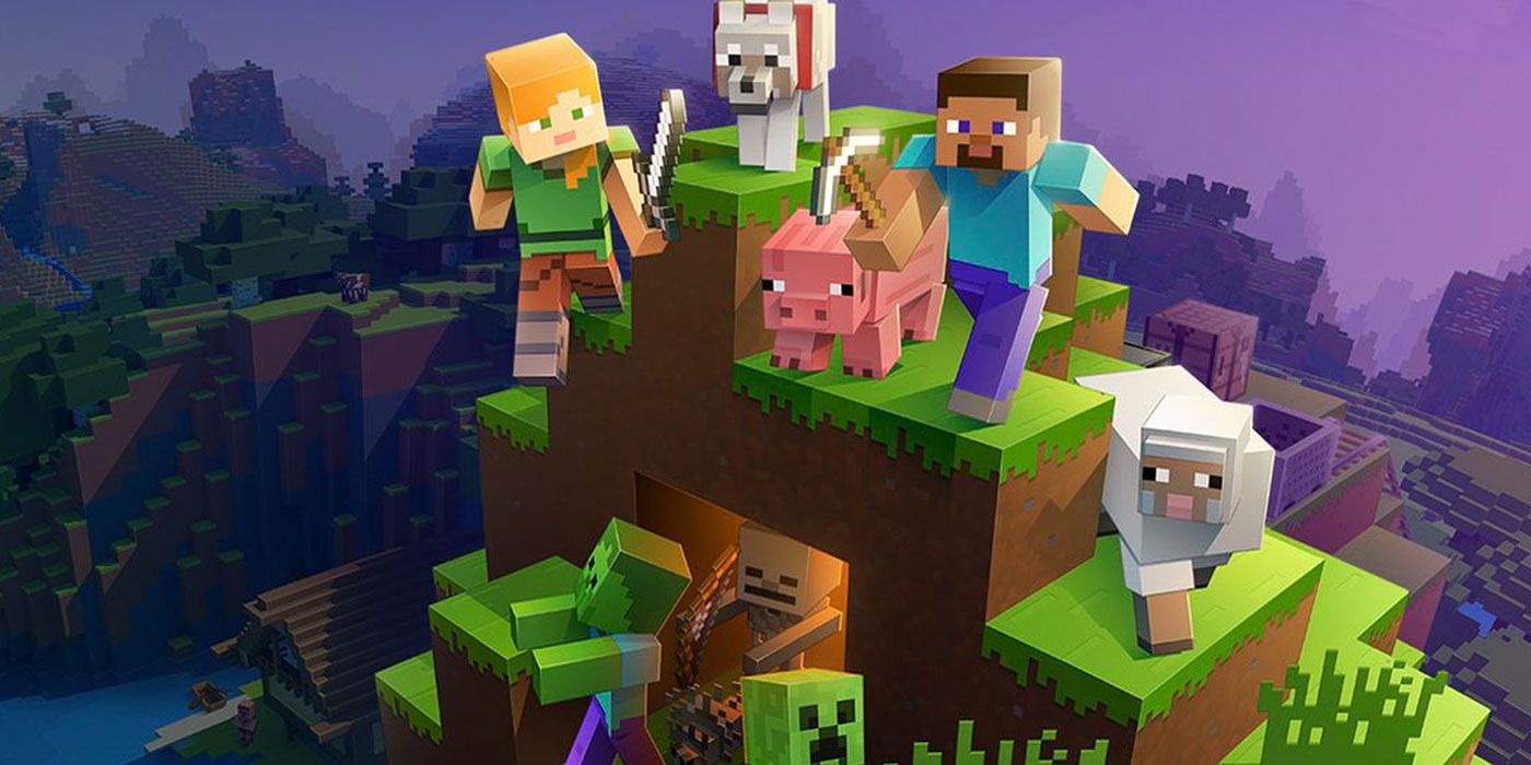 Minecraft-Steve-and-friends