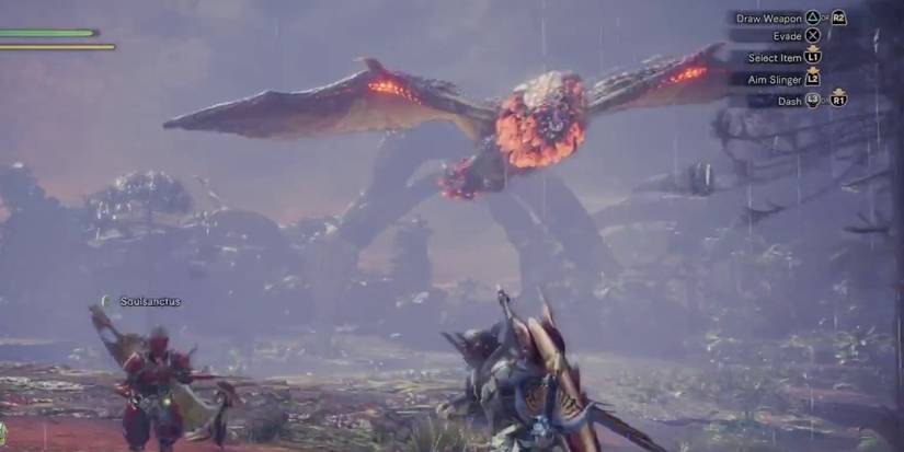 Monster Hunter Bazelgeuse Flying