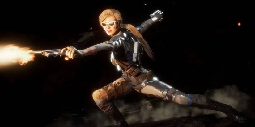 Mortal Kombat Cassie Cage Shooting