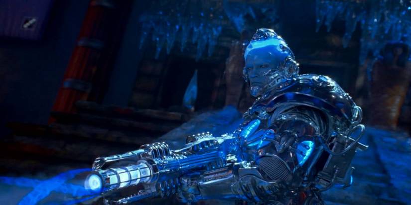 Mr. Freeze Firing Freeze Ray From Batman & Robin