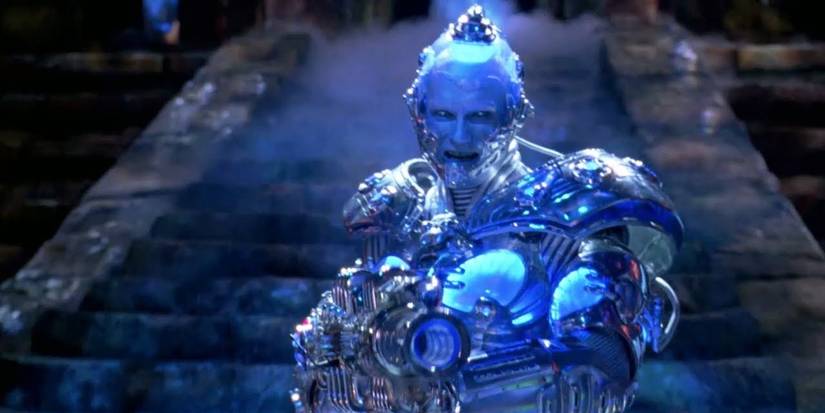 Mr. Freeze Holding Freeze Ray From Batman & Robin