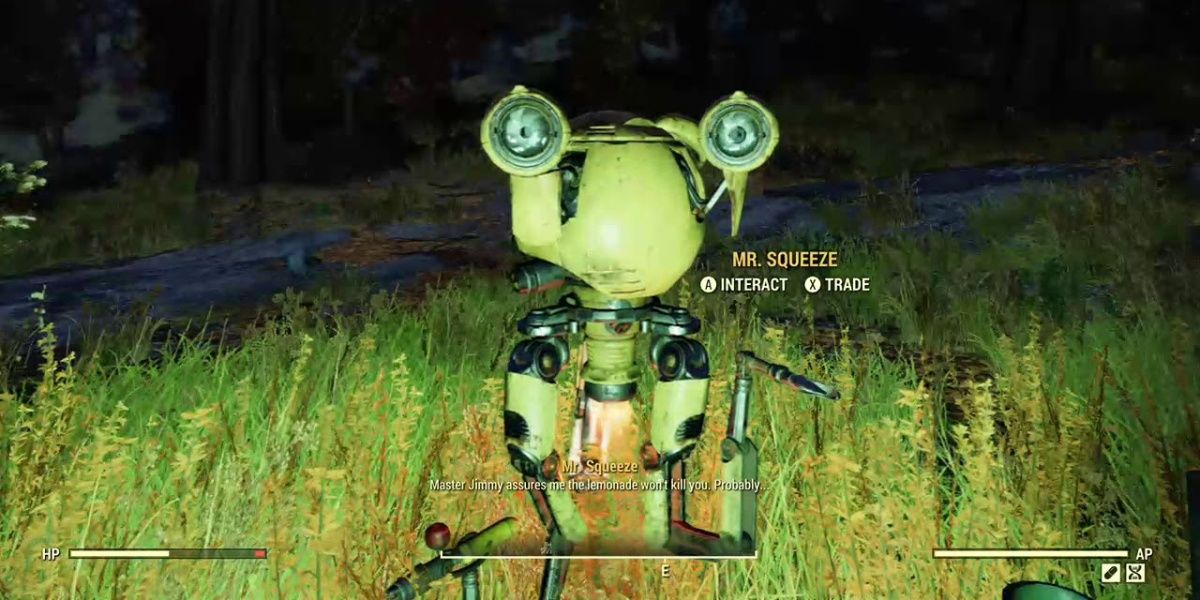 Mr. Squeeze Fallout 76