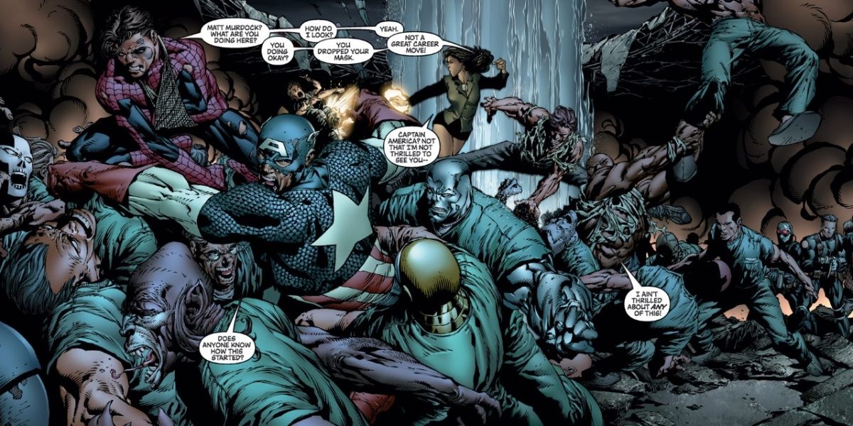Marvel New Avengers Captain America Spider-Man Luke Cage