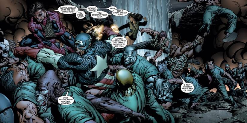 Marvel New Avengers Captain America Spider-Man Luke Cage