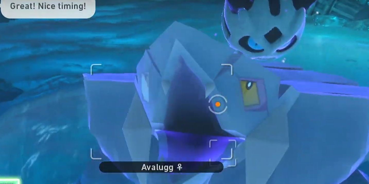 New Pokemon Snap Avalugg Roar
