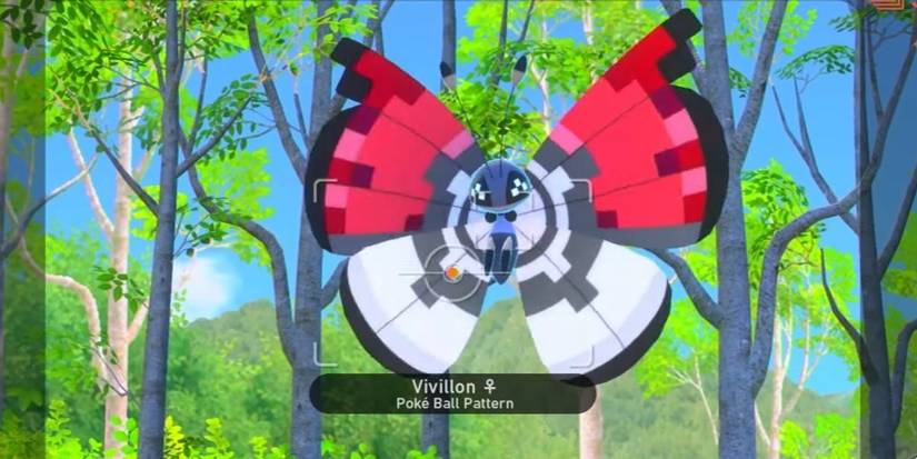 New Pokemon Snap Poke Ball Vivillon