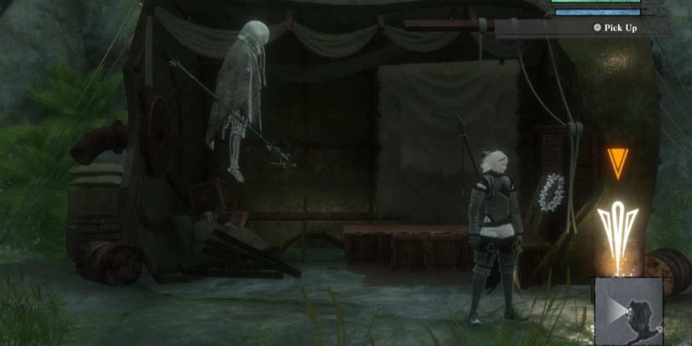 Emil And Nier At Kaine's Shack In Nier Replicant