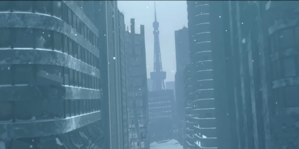 The Ruins Of Tokyo In The Prologue Of Nier Replicant