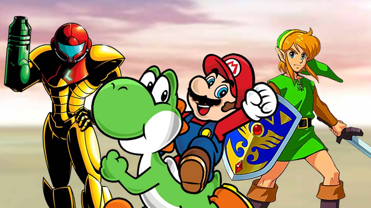 Samus Mario Zelda link Yoshi