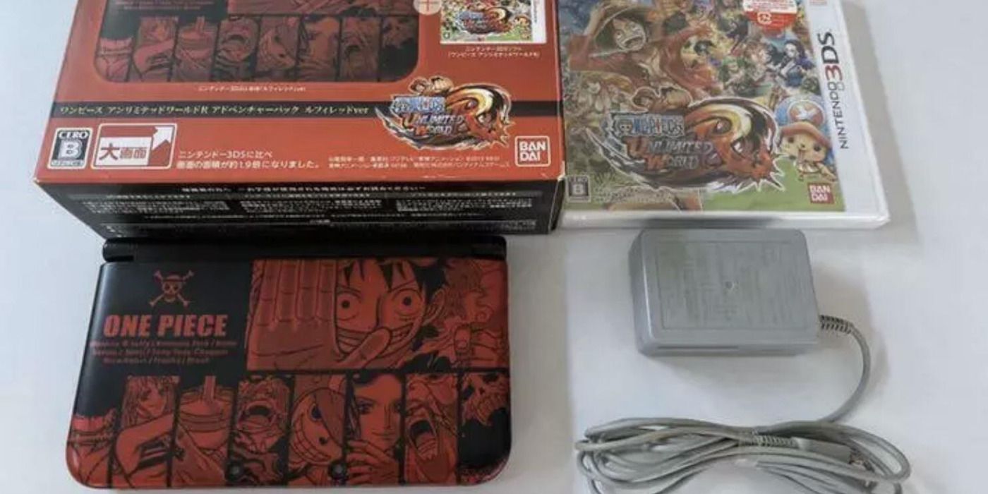 The One Piece 3DS XL console