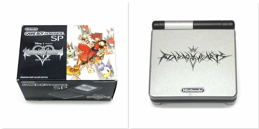 The Kingdom Hearts GBA SP console