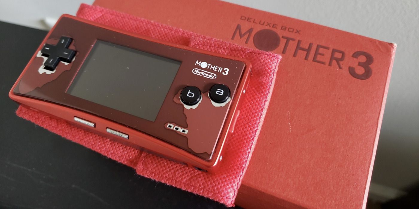 The Game Boy Micro Mother 3 console