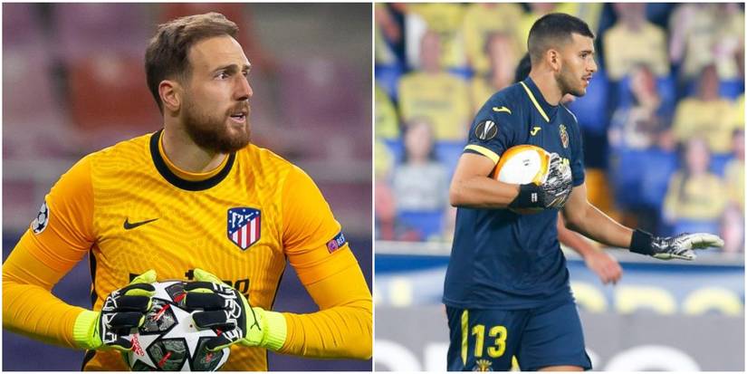 Jan Oblak and Rulli with Balls