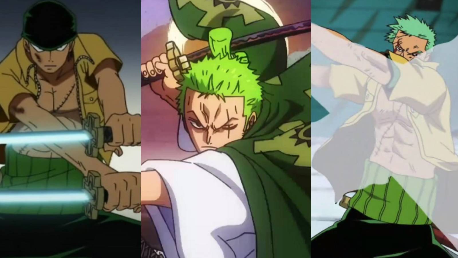 One Piece Roronoa Zoro Nitoryu Techniques Two-Sword