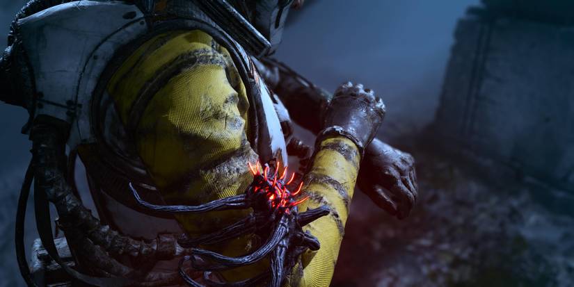 parasite attached to Selene's arm