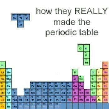 Periodic table meme