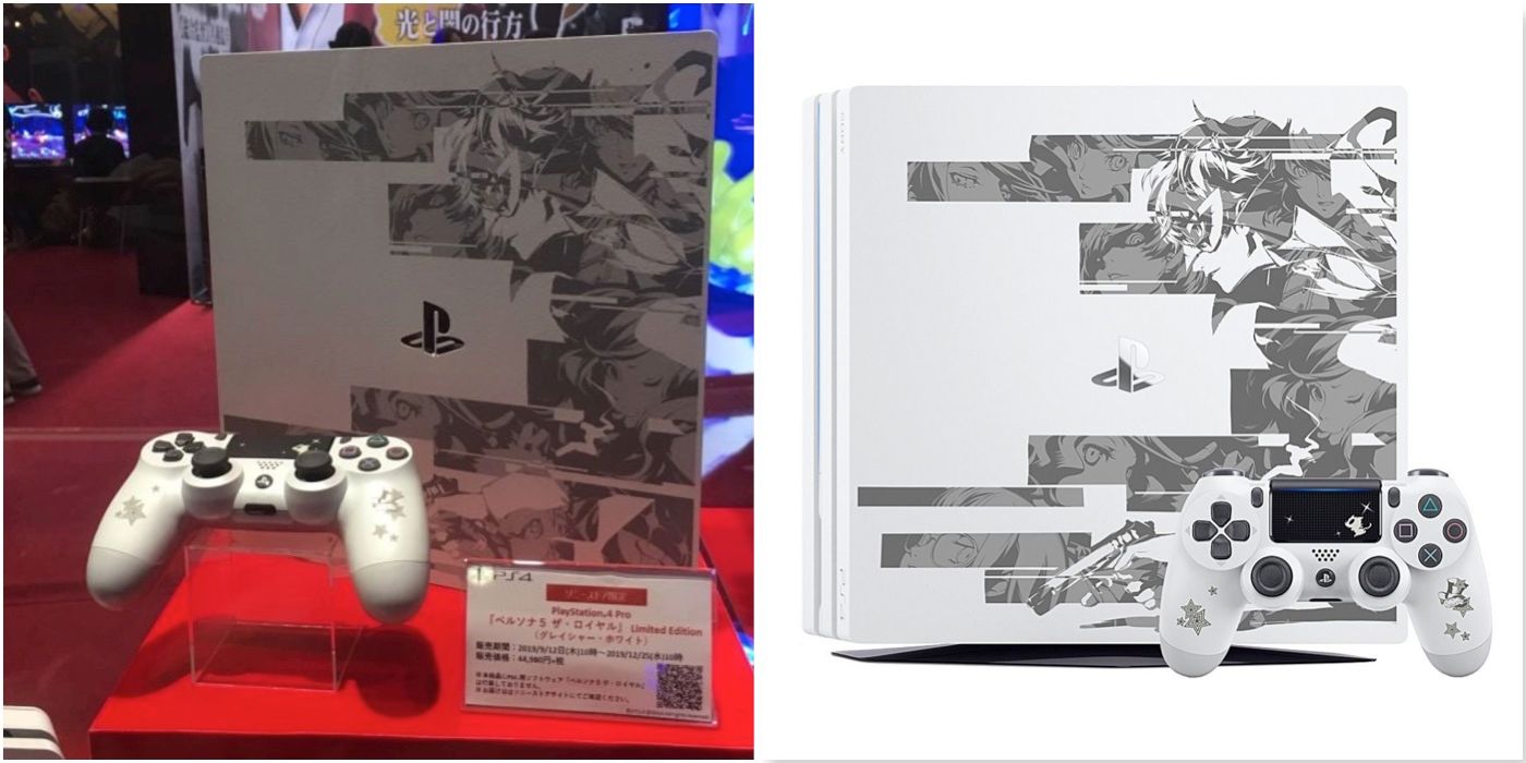 The Persona 5 PS4 Pro console